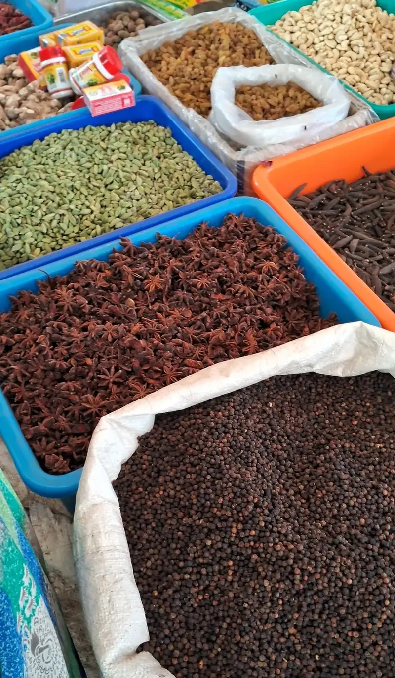 Colourful spices at an Indian market — SEO work for Malabar Spice Co., Calicut
